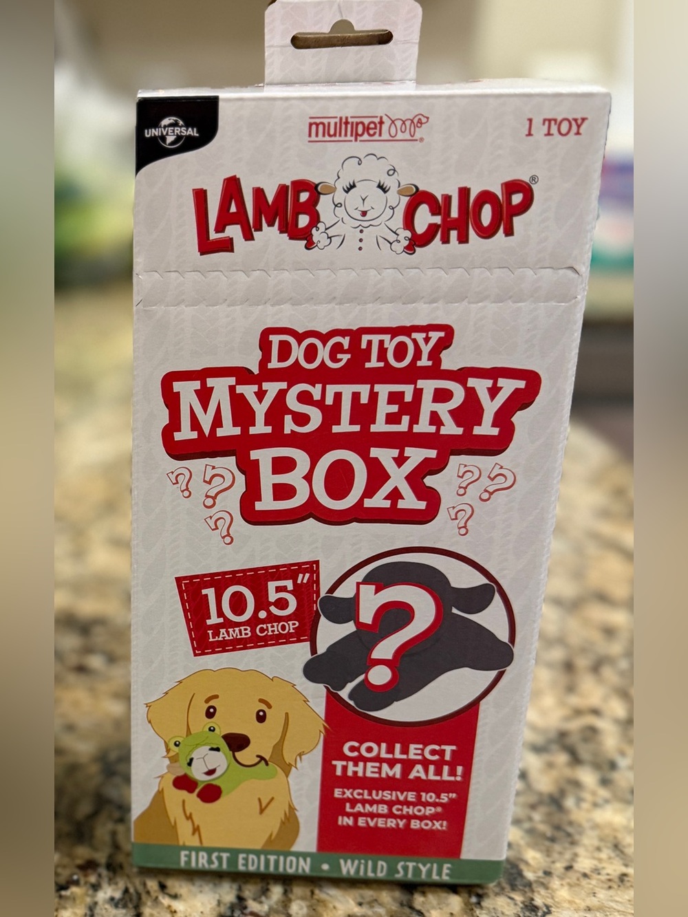 Lamb Chop Dog Toy Mystery Box